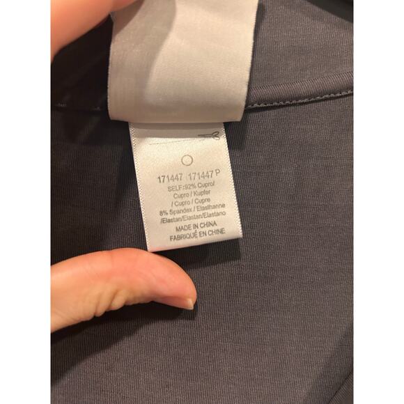 Anthropologie Dolan Left Coast Toute V Neck Gray Boho Swing Dress Small - Picture 5 of 6